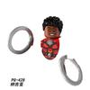 Popular Toys Marvel Hero Hawkeye Widow Spider Man Venom Captain America Superman  Handmade Splicing Toy Birthday Gift