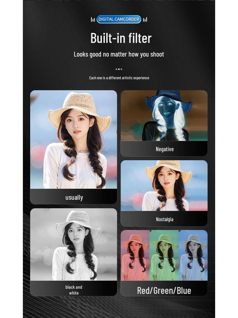 Temu 4K Ultra HD WiFi Camera: Stylish Digital Camera for High-Definition Photos and Videos