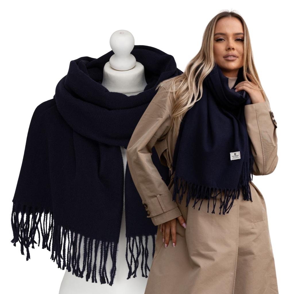 Scarf 180x70 PTN SP100C-5424 Navy