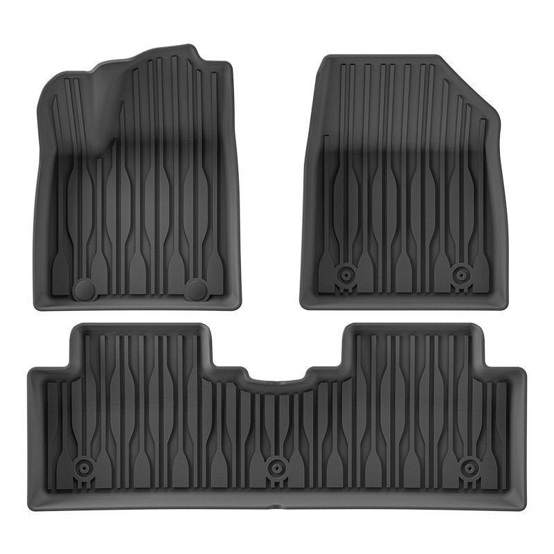 Eco-friendly TPE Floor and Seat Back Mats for 2024-2025 BYD Yuan UP, Including Trunk Mat