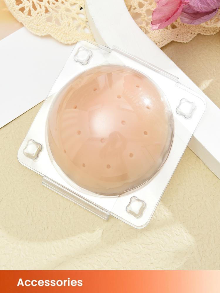 2 STÜCK Atmungsaktive Klebrige Silikon-Brustwarzenabdeckungen Kabelloser BH Unsichtbare Unterwäsche Bikini Spezielle Anti-Expositions-Pads Atmungsaktiver Kleber