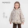 MOMOCO Mädchen Winterjacke mit Kapuze
