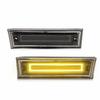 Smoked LED Front Fender Side Marker Lights Amber Lamps For GMC K5 Jimmy 1981-91