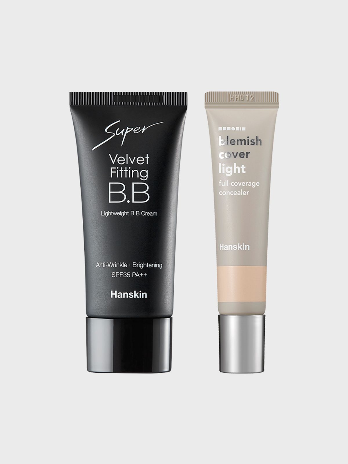 Super Velvet Fitting BB Cream 30g + Blemish Cover Concealer 12g Set BB + Bright Concealer [B0011499]