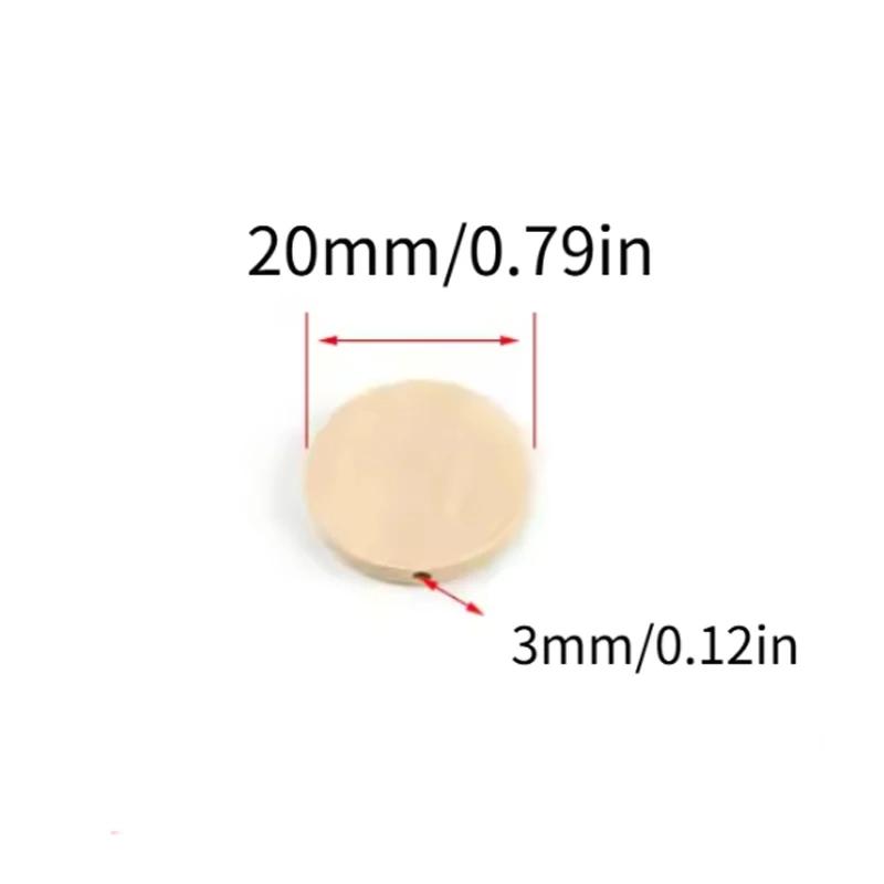 10-100 Stück 15-40mm Flache Runde Naturholzperlen Lose Abstandshalter Holzperlen Für Schmuckherstellung DIY Armband Halskette Zubehör