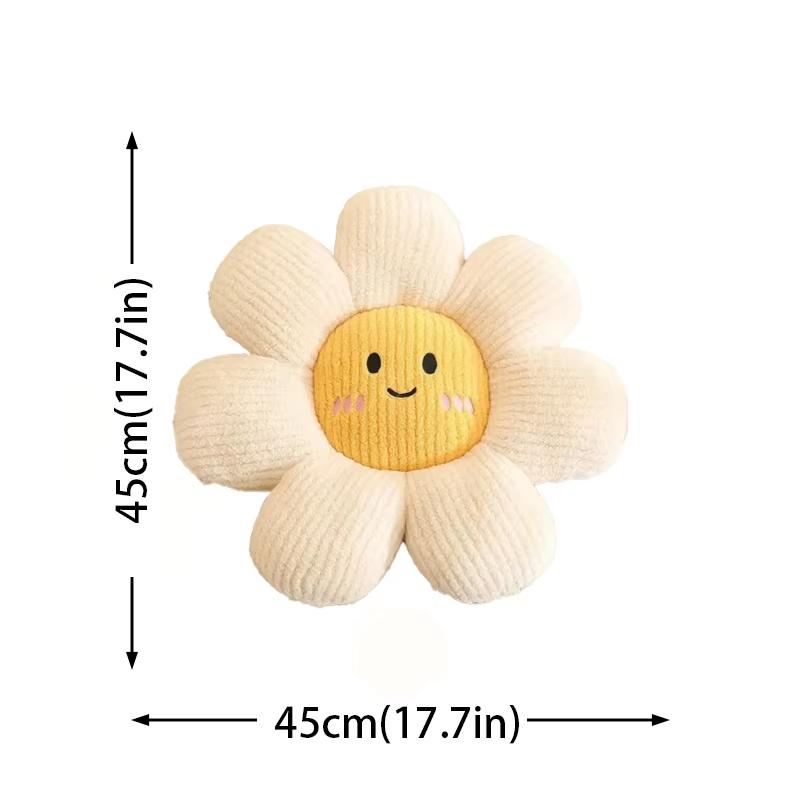 45Cm Colorful Flower Plush Pillows Plant Petal Cushions Stuffed Toys Suitable For Girls Baby Home Decor Gifts