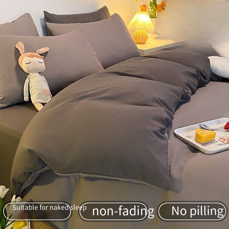 Duvet Covers Bedroom Washable Soft Skin-friendly Dormitory Students Home Textile Quilt Cover Fashion Bedding Nordic King Queen
