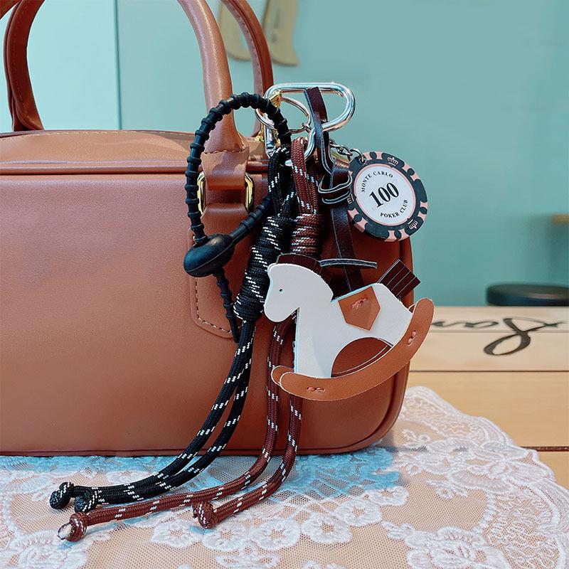Braided Rope Bag Pendant High-grade Keychain Pendant Trojan Horse Pendant Suitable for Phone Bag Accessories