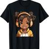 Anime en Muziek Zwart Meisje Anime Merchandise Afro Afro-Amerikaans T-shirt(10)