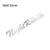 Car JDM Japanese Racing Sticker Night Runner Front Windshield Waterproof Vinyl Film Decor Decals Auto Tuning Accessories