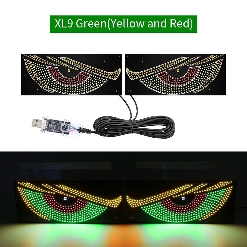 Lumină LED Interior Auto Panou LED Flexibil Lumini Ochi de Diavol Lampă Decorare Auto