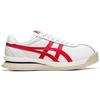 Onitsuka Tiger Corsair EX Cow Leather Cushioning Slip Resistant Lightweight Low top Casual Shoes Unisex White Red 1183A561-100