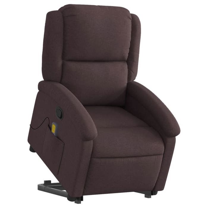 VidaXL Fauteuil Inclinable de Massage, Chaise de Relaxation avec Dossier et Repose-pied Réglables, Siège de Salon, Moderne, 3204181