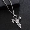 New European and American retro style Eye of Horus Anka cross creative ancient sword necklace niche design accessories