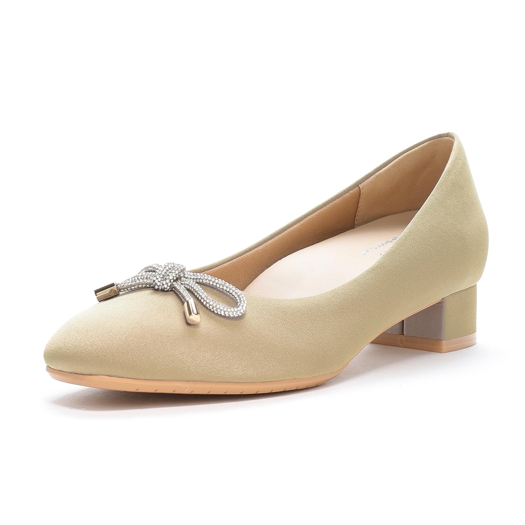 

Sugata SGT607 Women s Beige Pumps, Size 24.0 cm, 3E
