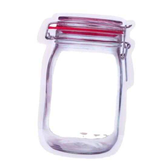 

Пищевая банка прозрачная пищевая многоцелевая сумка для хранения орехов закусок печенья для дома L