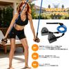 CMD Swimming Training Tube Paddle Tube, Swimming Resistance Band, Strong Resistance Band with Storage Bag, Rehabilitation Exercise Equipment, Stretch