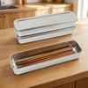 Draining Spoon Fork Storage Box Stainless Steel Chopsticks Cage Durable Cutlery Holder  for Kitchen