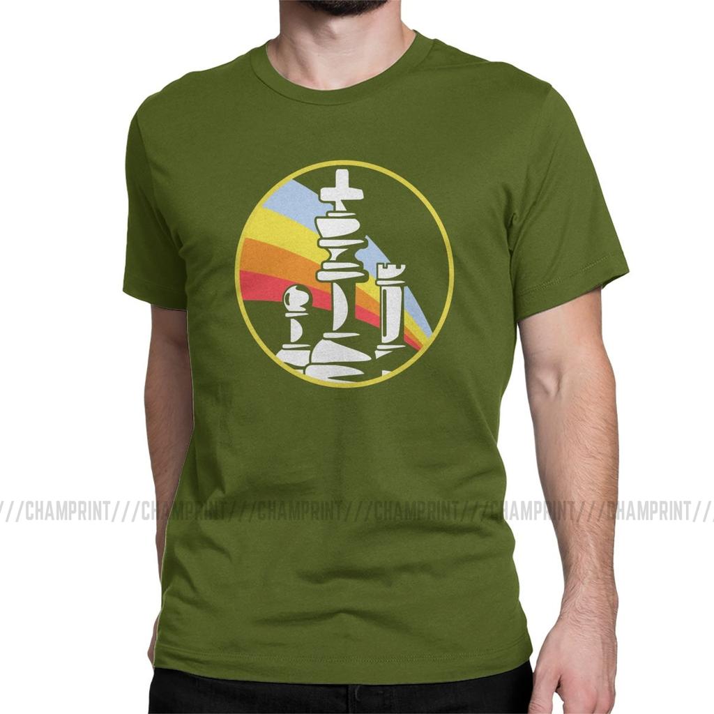 Chess Tournament Men T Shirt Intellectual Game Player Novelty Tee Shirt Short Sleeve Crew Neck T