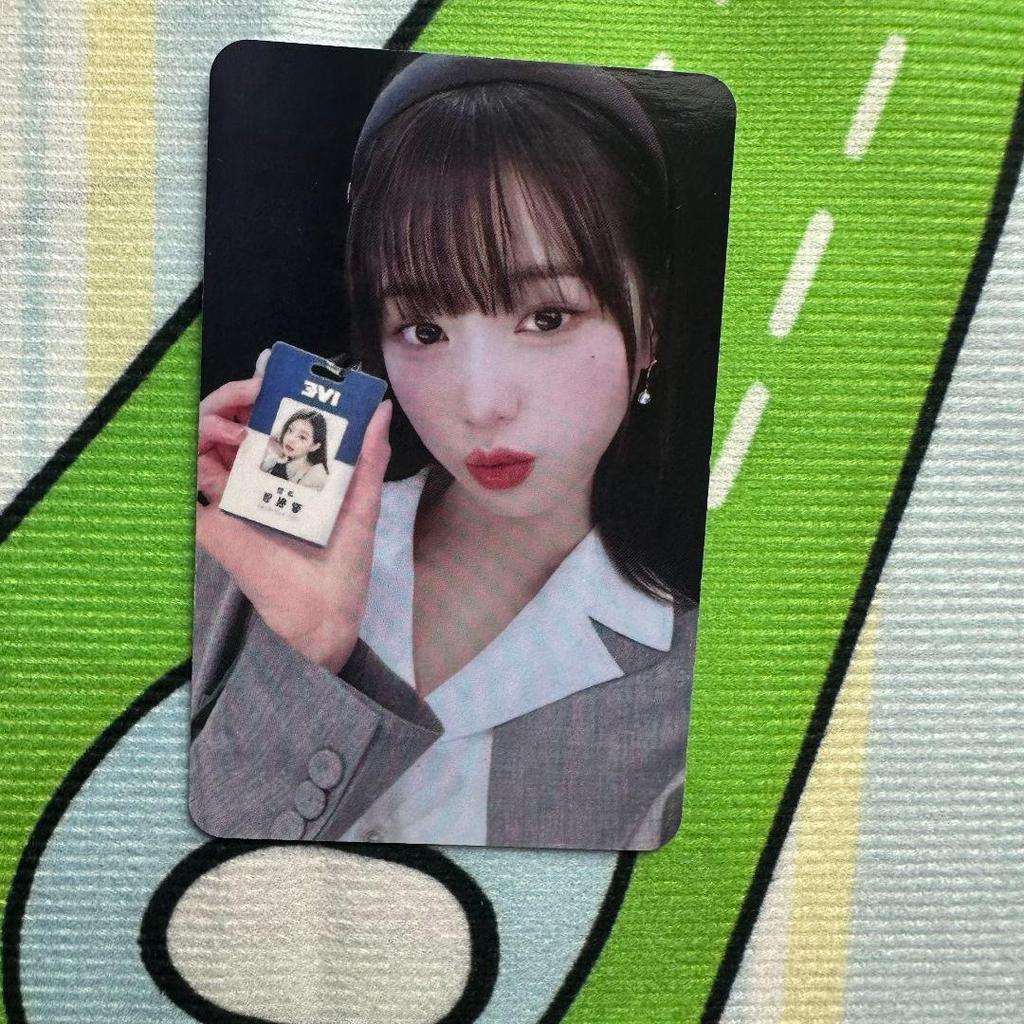 [USED] IVE Wonyoung 1st Fan Meeting DIVE Seoul FC Trading Card