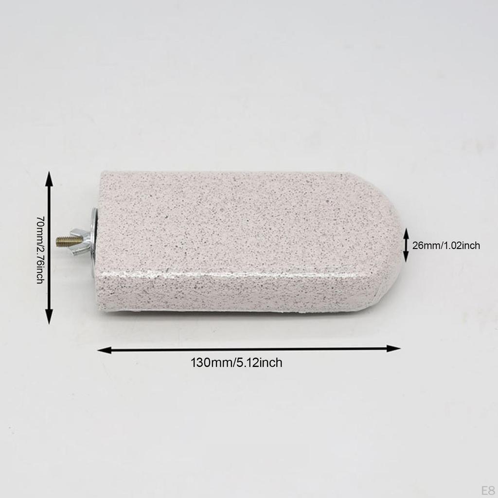 Vogelstange Trimmer Schnabel Schleifstein Papageienständer für Nagelschnitte Kanarienvögel Kleine Mittelgroße Vögel