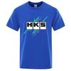 2026 Sommer Neu HKS Power und Sport Druck Unisex Neu Beliebt Normales kurzärmeliges Shirt Radfahren Laufen Sport T-Shirt