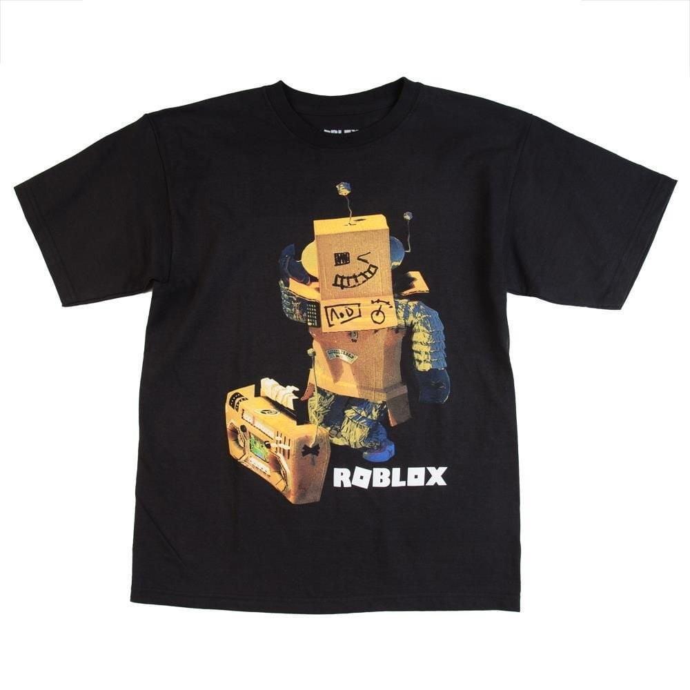 Roblox Black Boys Unisex Short Sleeve Tee S-5XL S разноцветный