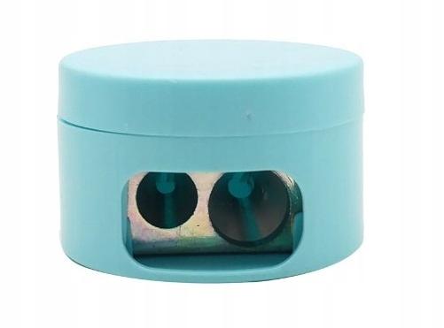 Temperówka Kum Podwójna Z Pojem.Metalowa Pastel