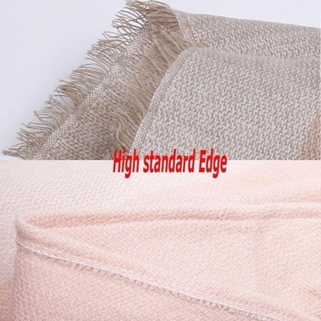 Damen Dreieckiger Winter Großer Schal Warm Gemütlich Übergroß Kariert Wickeltuch Stola Umhang