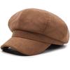 Dámský retro teplý baret pro velký obvod hlavy