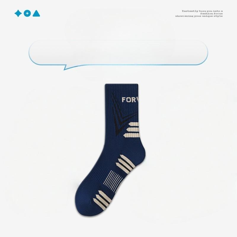 Male Spring and Autumn Basketball Deodorizing Students In The Tube Cotton Socks