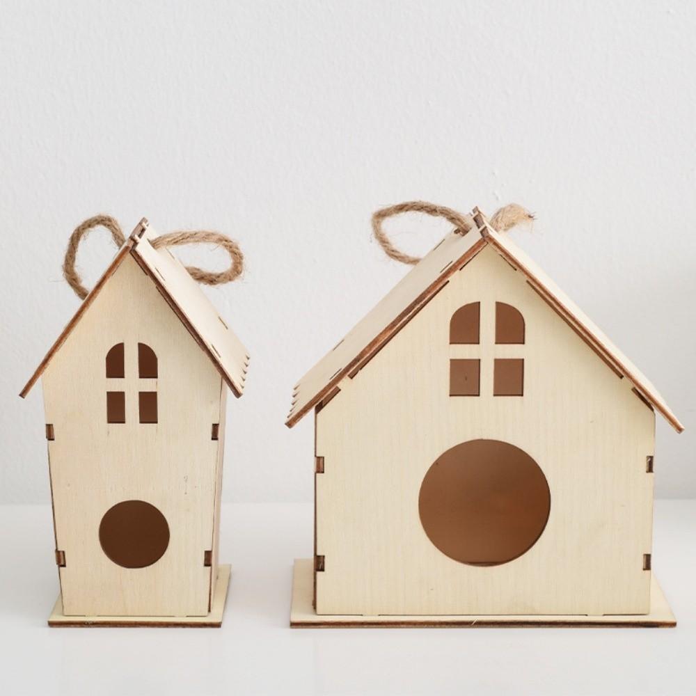 DIY Hanging Birdhouse for Painting Bird Nest House New Wooden Bird House  Pet Supplies