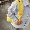 1Pc Cute Yellow Chick Pendant Velcro Backpack Decoration Bag Accessory Lovely Ornament Gift For Close Friends Bag Gifts