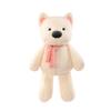 West White Highland Terrier With Scarf Plush Toy Stuffed Animal Doll Kids Gift
