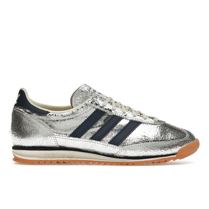 adidas SL72 OG Silver Metallic Collegiate Navy W - JH8654