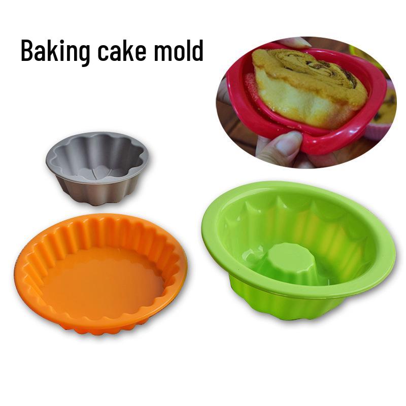 Jiaju Silicone Donut and Muffin Baking Mold - Easy Release, Hollow Round Shape
