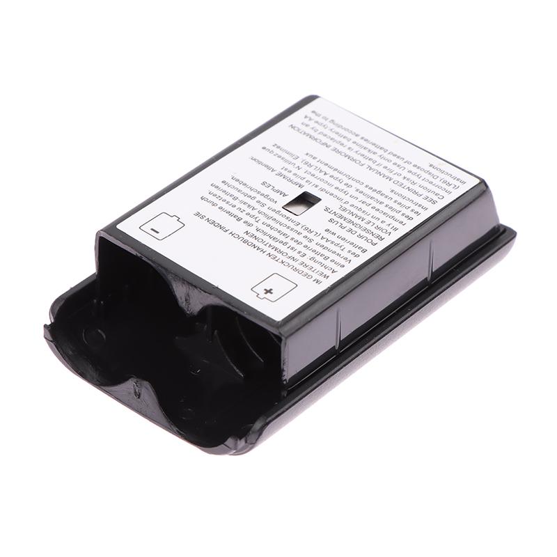 For Xbox 360 Wireless Controller Joypad Joystick Replacement Parts Back Battery Cover Cases Holder Pack Part Shell Case