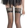 Thigh High Stockings for Women Lace Top Thigh Highs Pantyhose Sheer Tights