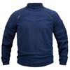 Pullover Tattico da Uomo Casual Militare Felpa Giacca in Pile Collo Alto Pullover Tinta Unita Maglione Abbigliamento Antivento
