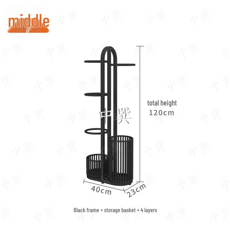 Multi-Sport Ball and Racket Storage Rack