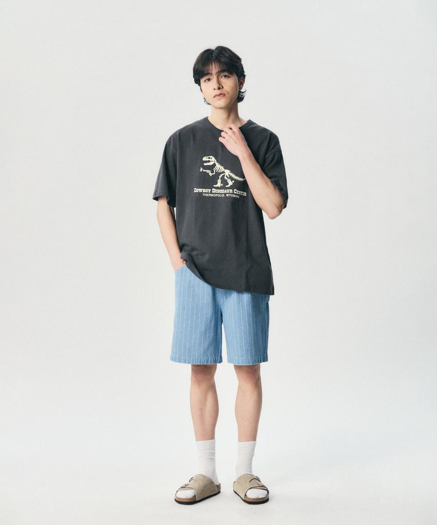 ESPIONAGE Cdc T-Rex Heavyweight Tee Vintage Black