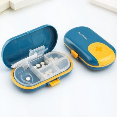 Large Capacity Pill Organizer Travel Pill Box Portable Medicine Storage Case Weekly Monthly Pill Dispenser for Family Outdoor