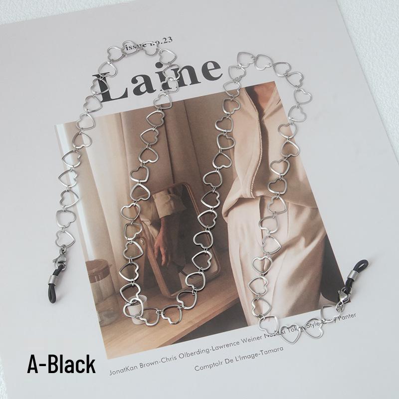 Stainless Steel Fashion Lanyard: Anti-slip Sunglasses Chain for Men and Women