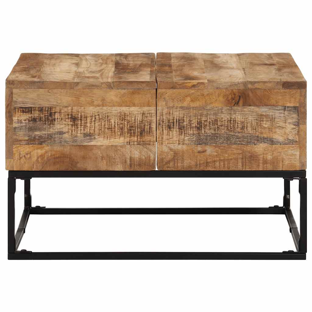 Vidaxl Stolik Kawowy, 68X68X41 Cm, Surowe Drewno Mango