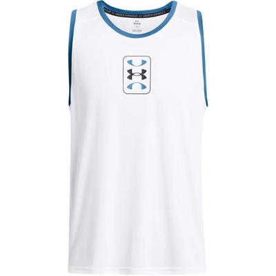 Loose Fit Sweat-Wicking Breathable Sleeveless T-Shirt Men Tops White 1383399-100