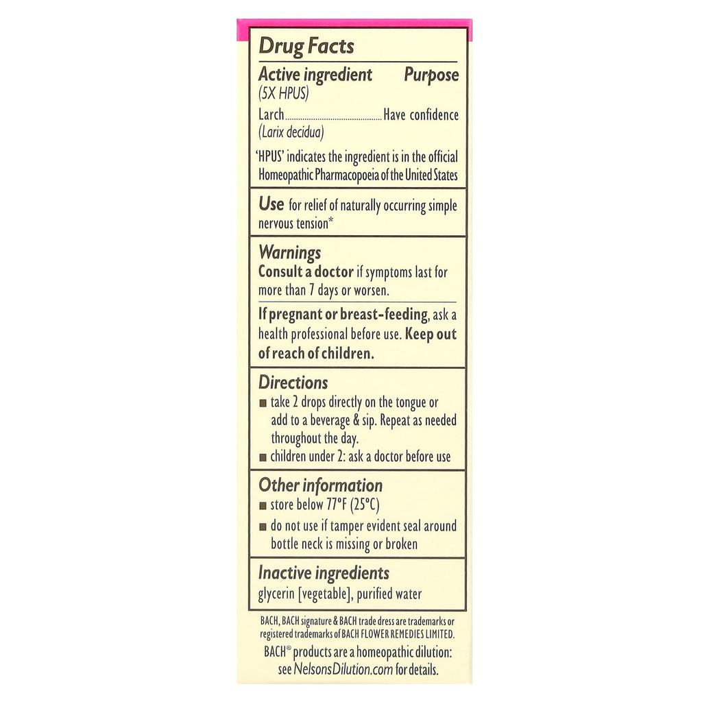 Original Flower Remedies, Larch, 10Ml (0.35Fl Oz)