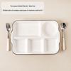 Deep Ceramic Divided Meal Plate