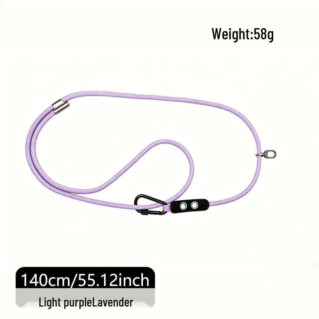 Adjustable Anti-Theft Phone Lanyard - 7mm Climbing Buckle, Crossbody & Neck Strap, Unisex