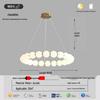 Italian Cream Minimalist LED Pendant Lamp for Living Room and Stairwell
