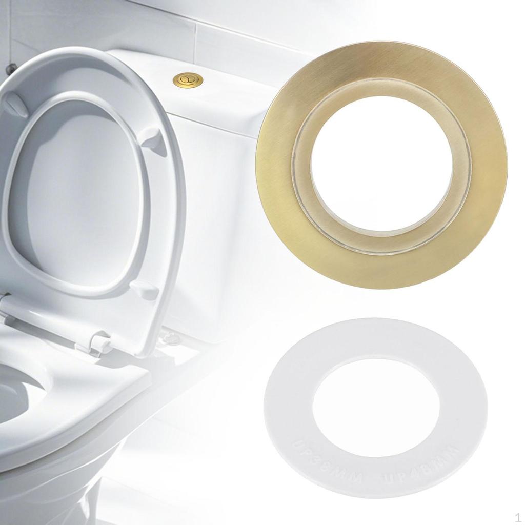 38mm to 48mm 58mm Toilet Button Converter Plate Gasket, Rings,Replacement,Toilet Double Flush